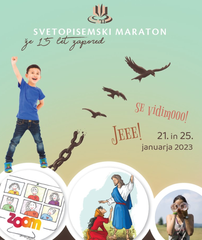 15. Svetopisemski maraton: Otroški program prek Zooma
